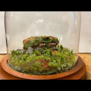 Hand made skull art.